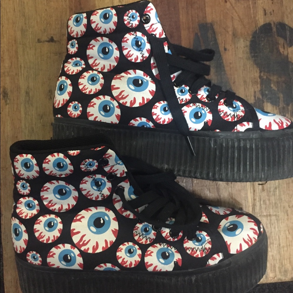 JEFFREY CAMPBELL EYEBALL 👁 SNEAKERS